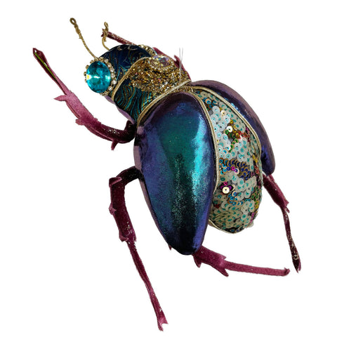 Fly Ornament - Purple & Green, 10.6"