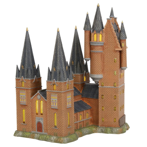 Harry Potter Village - Lighted Hogwarts Astronomy Tower Figurine, 12.2"