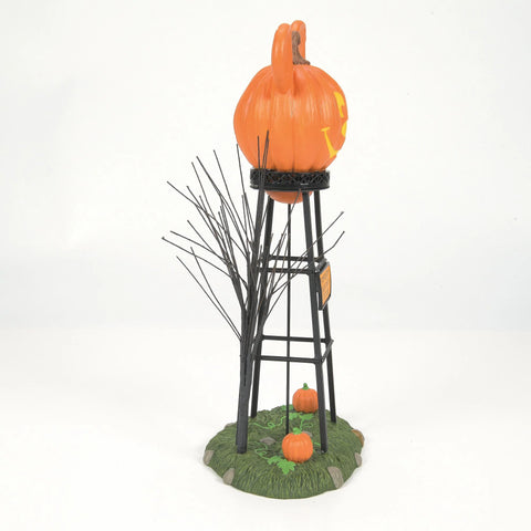 Disney Village - Pumpkintown Water Tower Figurine, 12"
