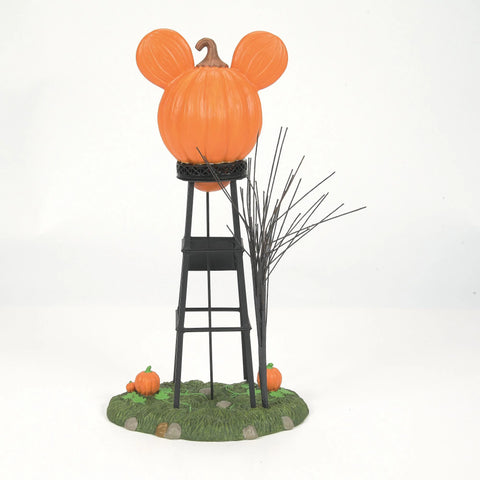 Disney Village - Pumpkintown Water Tower Figurine, 12"