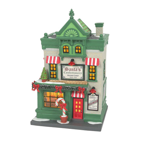 Christmas in the City Village - Santa's Corner Confectionery