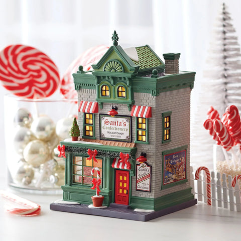 Christmas in the City Village - Santa's Corner Confectionery