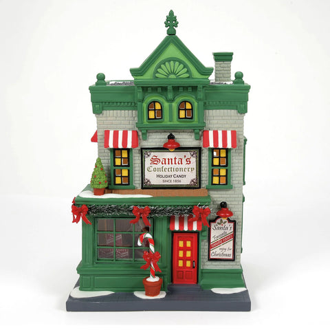 Christmas in the City Village - Santa's Corner Confectionery