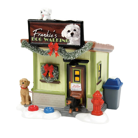 The Original Snow Village - Frankie's Dog Walking Company