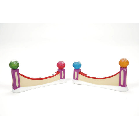 North Pole Series Village - A Tasteful Fence (Set of 2)