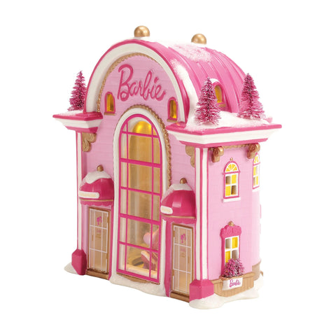 North Pole Series Village - Lighted Barbie Gown Boutique Figurine, 6.4" (Set of 2)