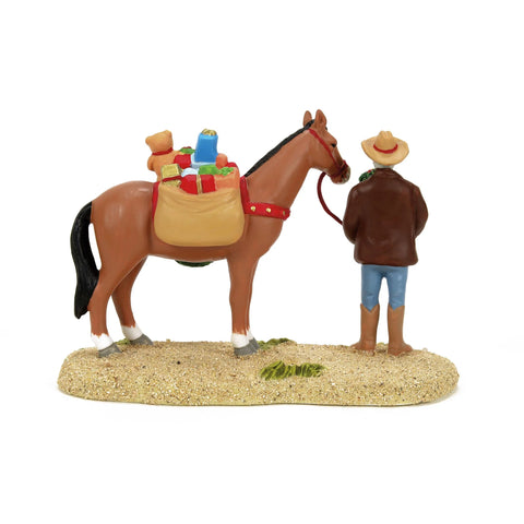 Christmas Canyon - The Cowboy Pastor Figurine, 2.7"