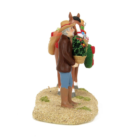Christmas Canyon - The Cowboy Pastor Figurine, 2.7"