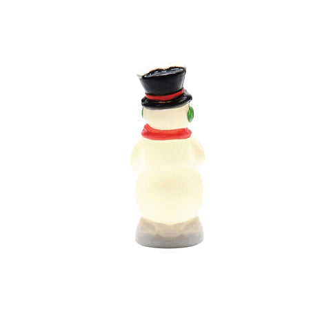 Village Accessories - Blow Mold Snowman, 2.8"