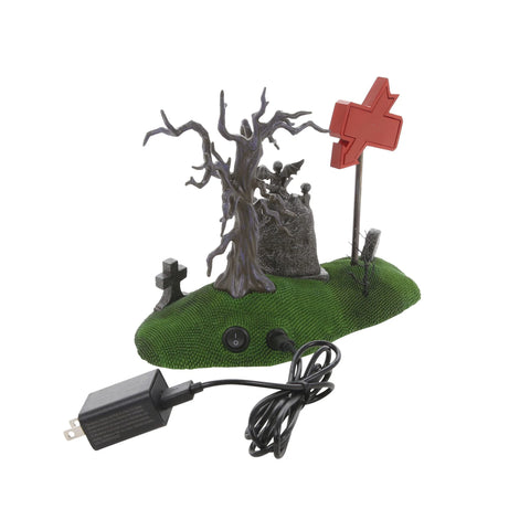 Hot Properties Village - Beetlejuice Cemetery Plot Figurine, 6.77"