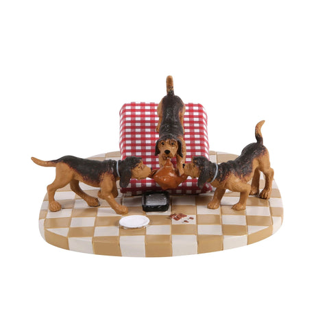 A Christmas Story Village - Turkey For The Hounds Figurine, 2.4"