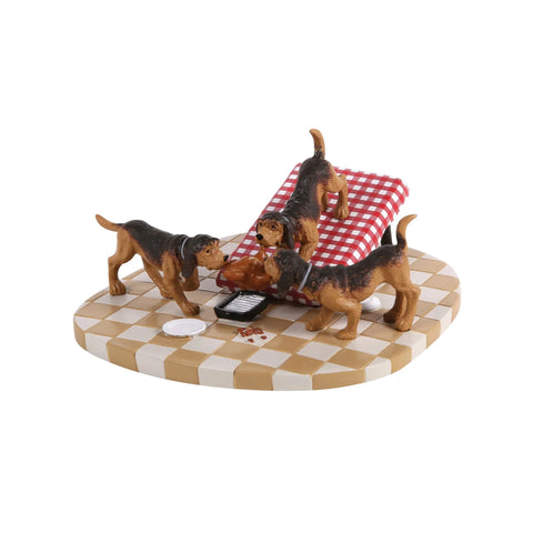 A Christmas Story Village - Turkey For The Hounds Figurine, 2.4"