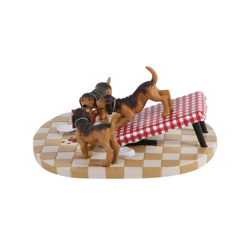 A Christmas Story Village - Turkey For The Hounds Figurine, 2.4"