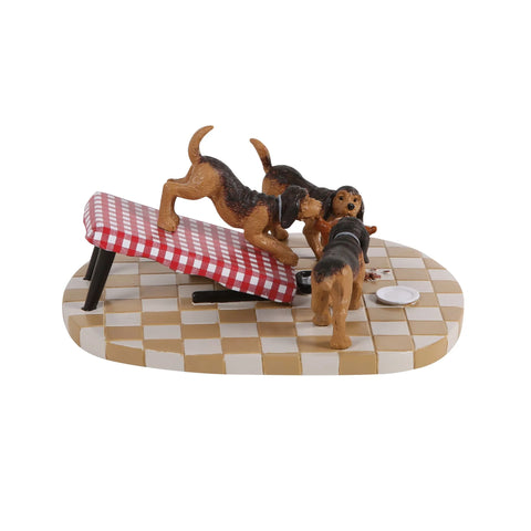 A Christmas Story Village - Turkey For The Hounds Figurine, 2.4"