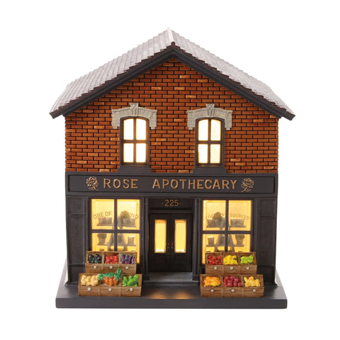 Hot Properties Village - Rose Apothecary Figurine, 6.1"
