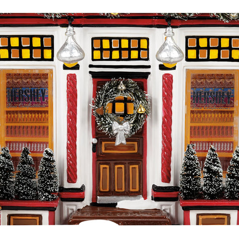 The Original Snow Village - Hershey's Fine Confections Figurine, 7.56"