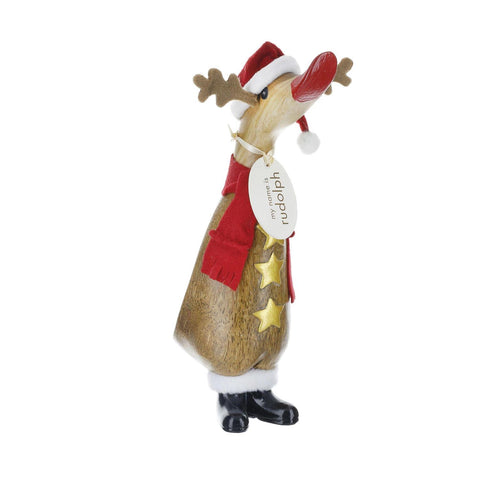 Christmas Duckling Figurine, 8.5" (3 styles - sold individually)