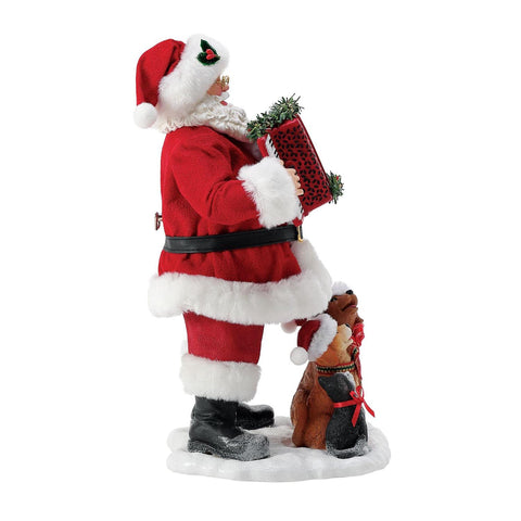 Possible Dreams Sing Along Santa Figurine, 10.5"
