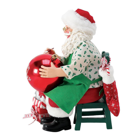 Possible Dreams Shiny and Bright Santa Figurine, 9"