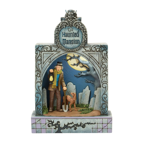 Jim Shore Disney Traditions Haunted Mansion Diorama Figurine, 10.5"