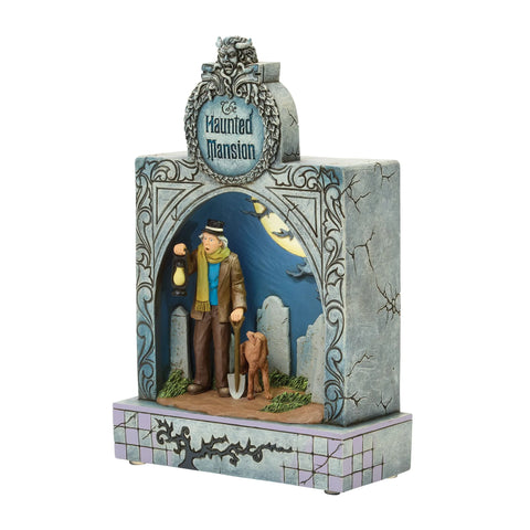 Jim Shore Disney Traditions Haunted Mansion Diorama Figurine, 10.5"