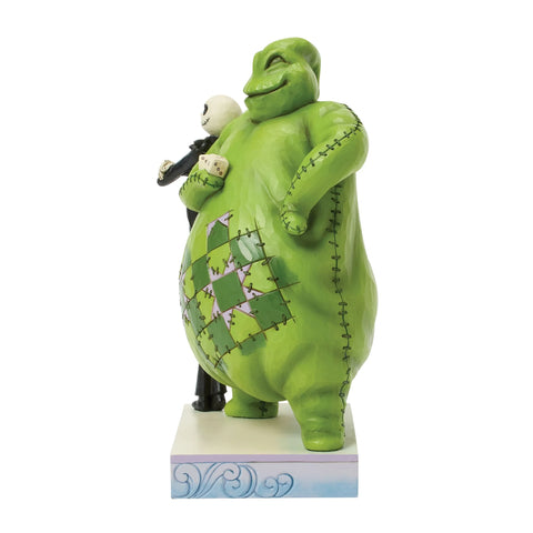 Jim Shore Disney Traditions Jack and Oogie Back-to-Back Figurine, 8.75"