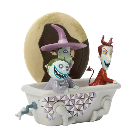 Jim Shore Disney Traditions Lock, Shock and Barrel in Tub Figurine, 6"