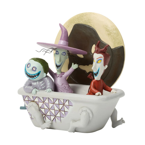 Jim Shore Disney Traditions Lock, Shock and Barrel in Tub Figurine, 6"