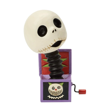 Jim Shore Disney Traditions Jack in the Box Mini Figurine, 4"