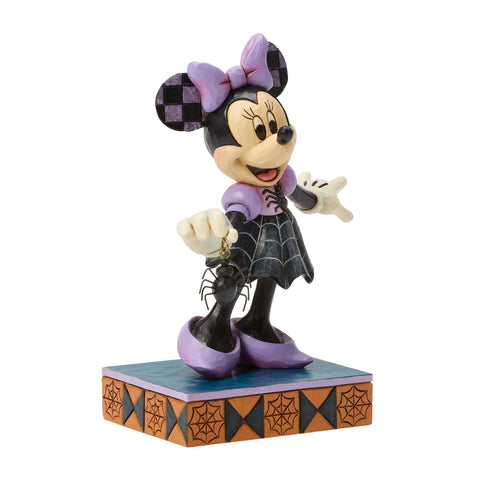 Jim Shore Disney Traditions Minnie Spider Dress Figurine, 6.5"