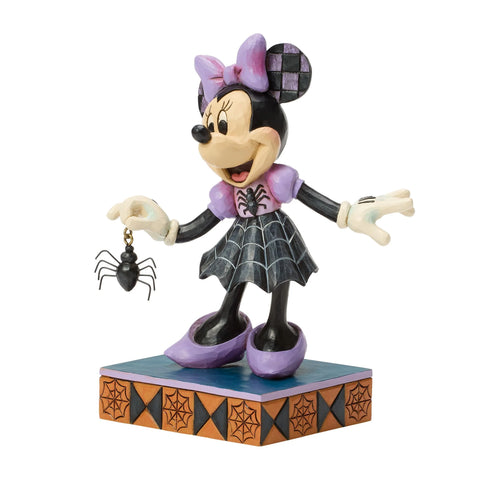 Jim Shore Disney Traditions Minnie Spider Dress Figurine, 6.5"