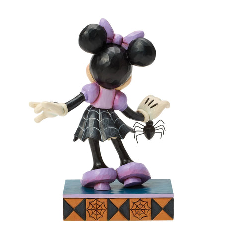 Jim Shore Disney Traditions Minnie Spider Dress Figurine, 6.5"
