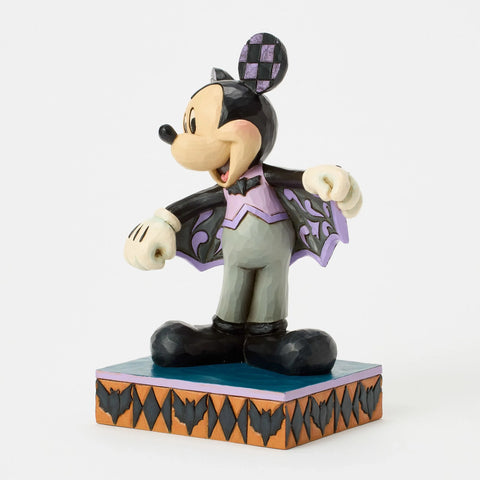 Jim Shore Disney Traditions Mickey Bat Costume Figurine, 6.1"