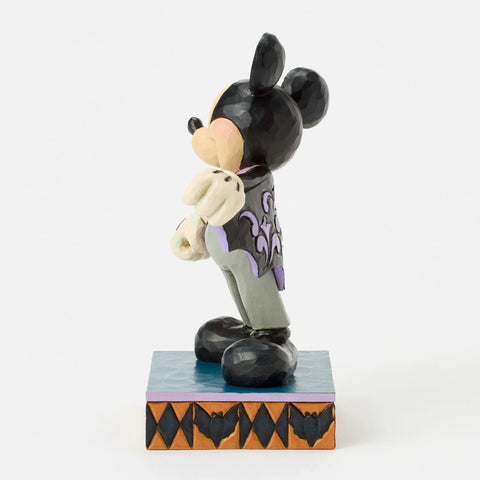 Jim Shore Disney Traditions Mickey Bat Costume Figurine, 6.1"