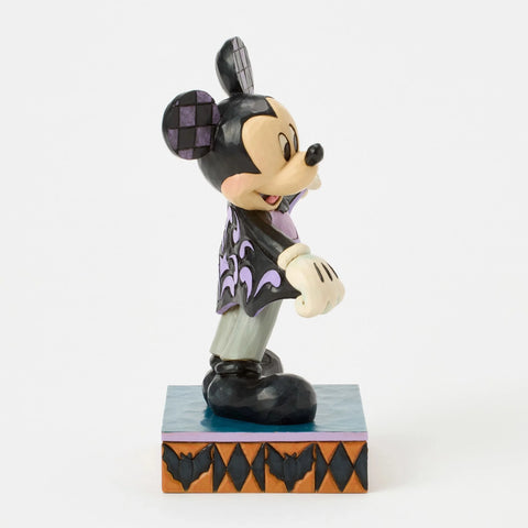 Jim Shore Disney Traditions Mickey Bat Costume Figurine, 6.1"