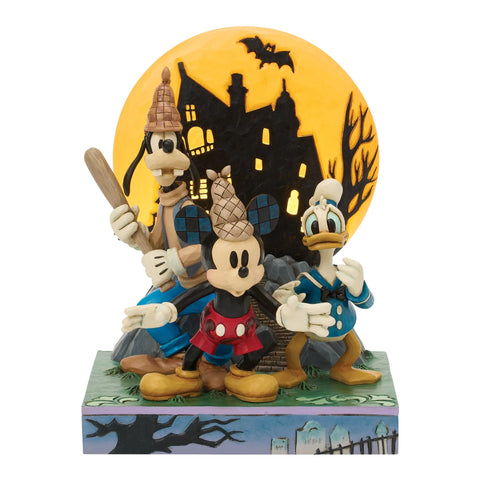Jim Shore LED Lonesome Ghosts Figurine, 8.5"