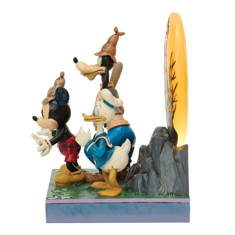 Jim Shore Disney Traditions LED Lonesome Ghosts Figurine, 8.5"