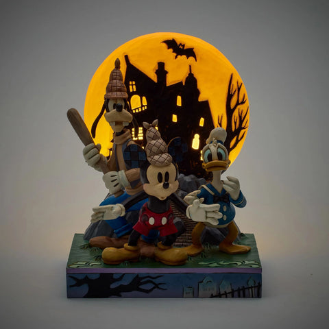 Jim Shore LED Lonesome Ghosts Figurine, 8.5"