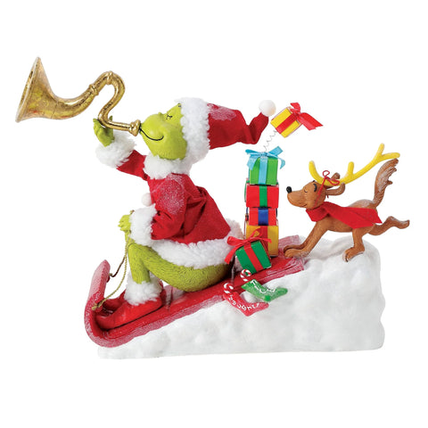 Possible Dreams Here Comes the Grinch Figurine, 11"