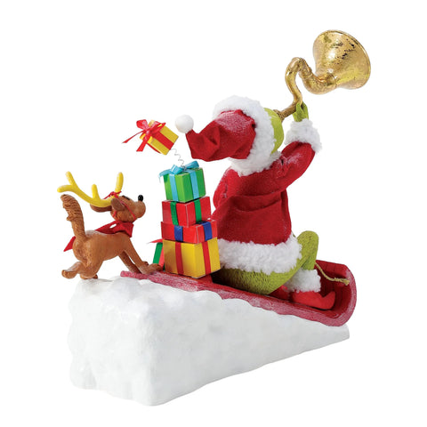 Possible Dreams Here Comes the Grinch Figurine, 11"