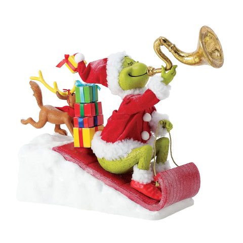 Possible Dreams Here Comes the Grinch Figurine, 11"