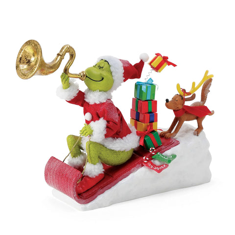 Possible Dreams Here Comes the Grinch Figurine, 11"