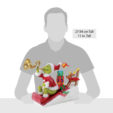 Possible Dreams Here Comes the Grinch Figurine, 11"