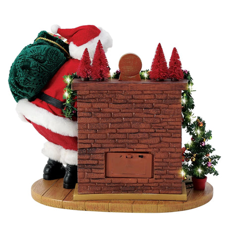 Possible Dreams Visions of Sugar Plums Santa Figurine, 10"