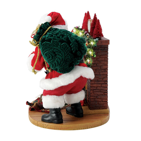 Possible Dreams Visions of Sugar Plums Santa Figurine, 10"