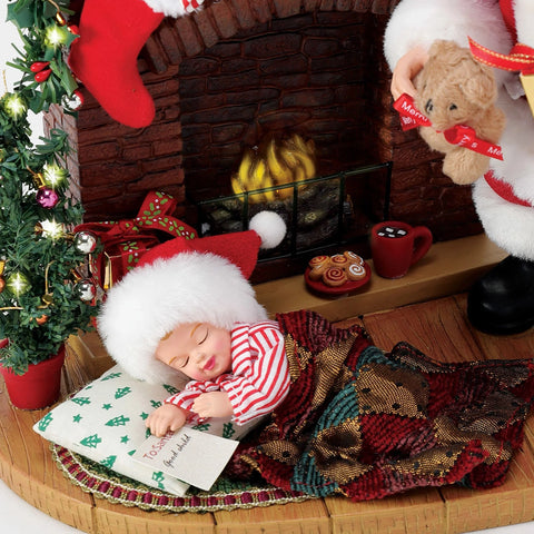 Possible Dreams Visions of Sugar Plums Santa Figurine, 10"