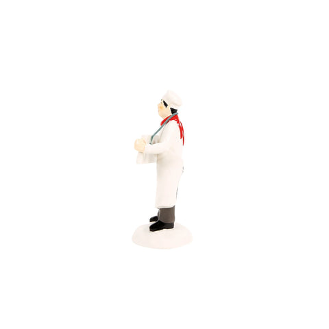 The Original Snow Village - Santa Prefers Hershey's Figurine, 3.58"