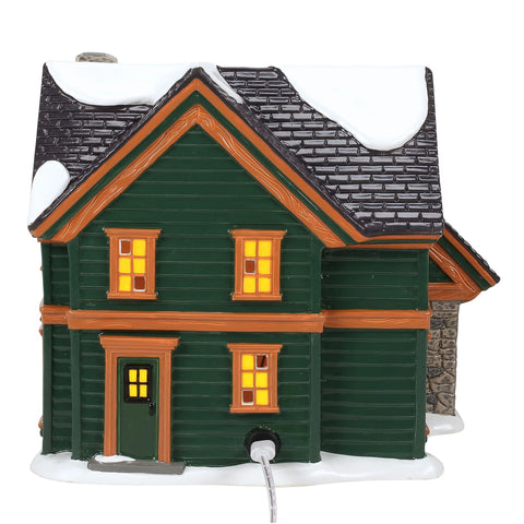 The Original Snow Village - Christmas Lodge Figurine, 7.68"