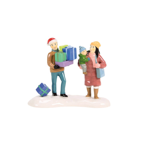The Original Snow Village - Finally Home For The Holidays Figurine, 3.82"