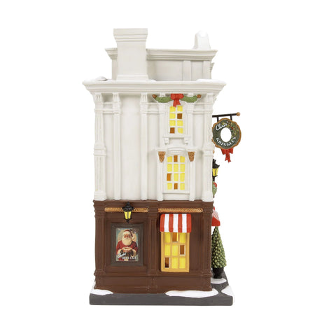 Christmas in the City Village - Chris' Kringles Figurine, 8.25"